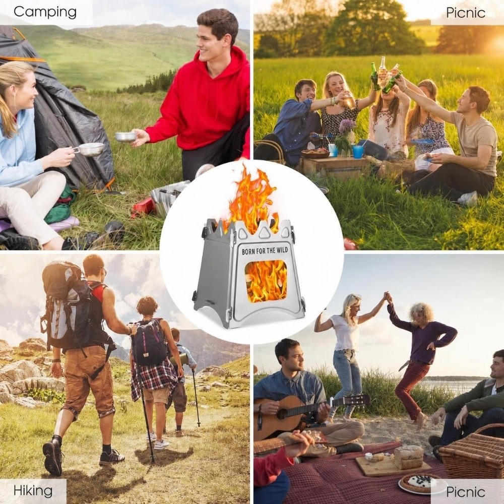 موقد تخييم خفيف الوزن يعمل بحر - مراجعة Outdoor Adventure Backpack وسعره