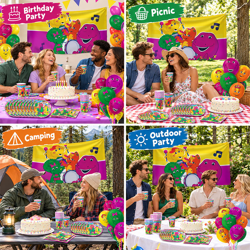 مجموعة أدوات المائدة لحفلات أع - مراجعة Outdoor Adventure Birthday Party وسعره